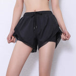 Women's Soft Stretchy Active Running Exercise Shorts WomenActivewear Workout Cycling Yoga Shorts With Mesh Side
