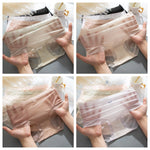 4Pcs/Set Women Ice Silky Panties Soft Briefs Seamless Underwear Summer Sexy Lingerie Female Underpants Low Rise Panties M-XL