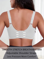 2pcs/set Seamless Push Up Bras for Women Jelly Glue Bralette Anti-sagging Female Underwear Padded Comfortable Sports Lingerie