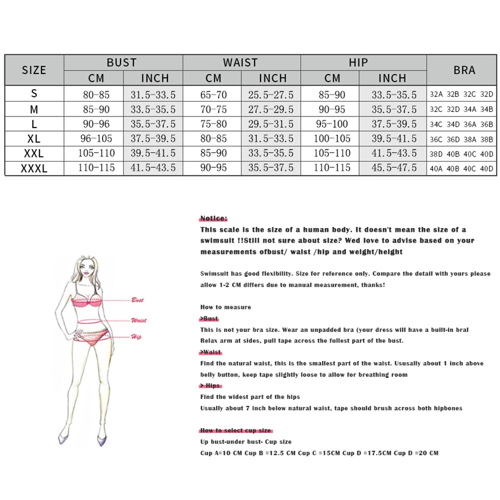 Retro 2Pcs One Piece Swimsuit Women Sexy Bikini Push Up Swimwear Female Halter Swim Suit Bandeau Biquini Beachwear Bathingsuit