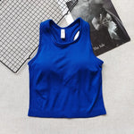 Sports Short Vest Sleeveless, Breathable, Sweat-Absorbent, Wearing Running and Fitness Training Yoga Clothes.