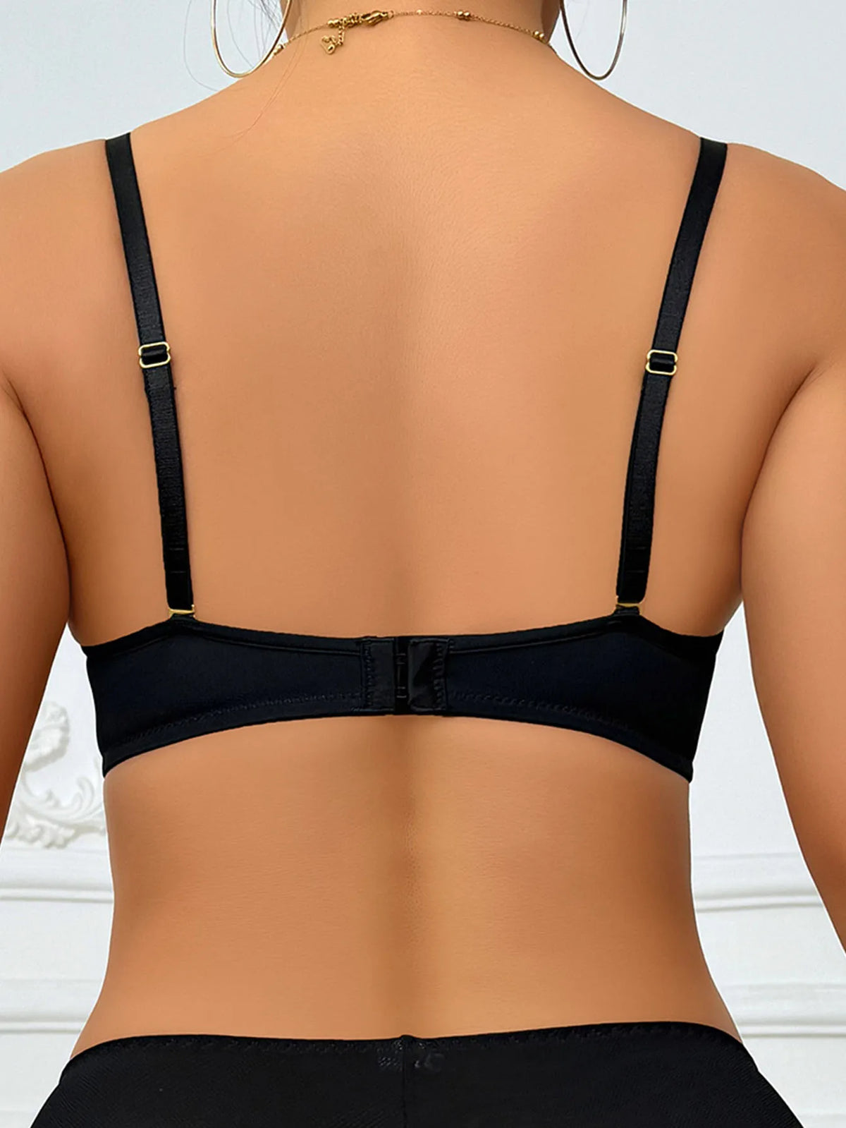 Push Up Padded Bra Plunge T-Shirt Bras for Women Underwire Full Coverage Push Up Comfort Bras Supportive Everyday Bra