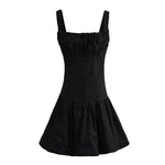 Bowknot White Summer Women's Dress Elegant Tank Beach Long Sundress Vestidos Sleeveless Holiday Chic Black Slim Maxi Dress 2025