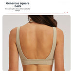 Workout Clothes Woman Gym Top Breathable Sports Bra Fitness Trainning Shoulder Strap Yoga Bra Outdoor Jogging Push Up Underwear