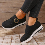 2025 Faux Suede Platform Loafers Women Lightweight Slip On Thick Sole Sneakers Woman Plus Size 43 Comfort Non Slip Casual Shoes