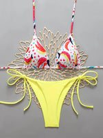 Halter Triangle String Thong Bikinis 2026 Women Sexy Swimsuit Brazilian Swimwear Female Bathers Bathing Swimming Swim Suit