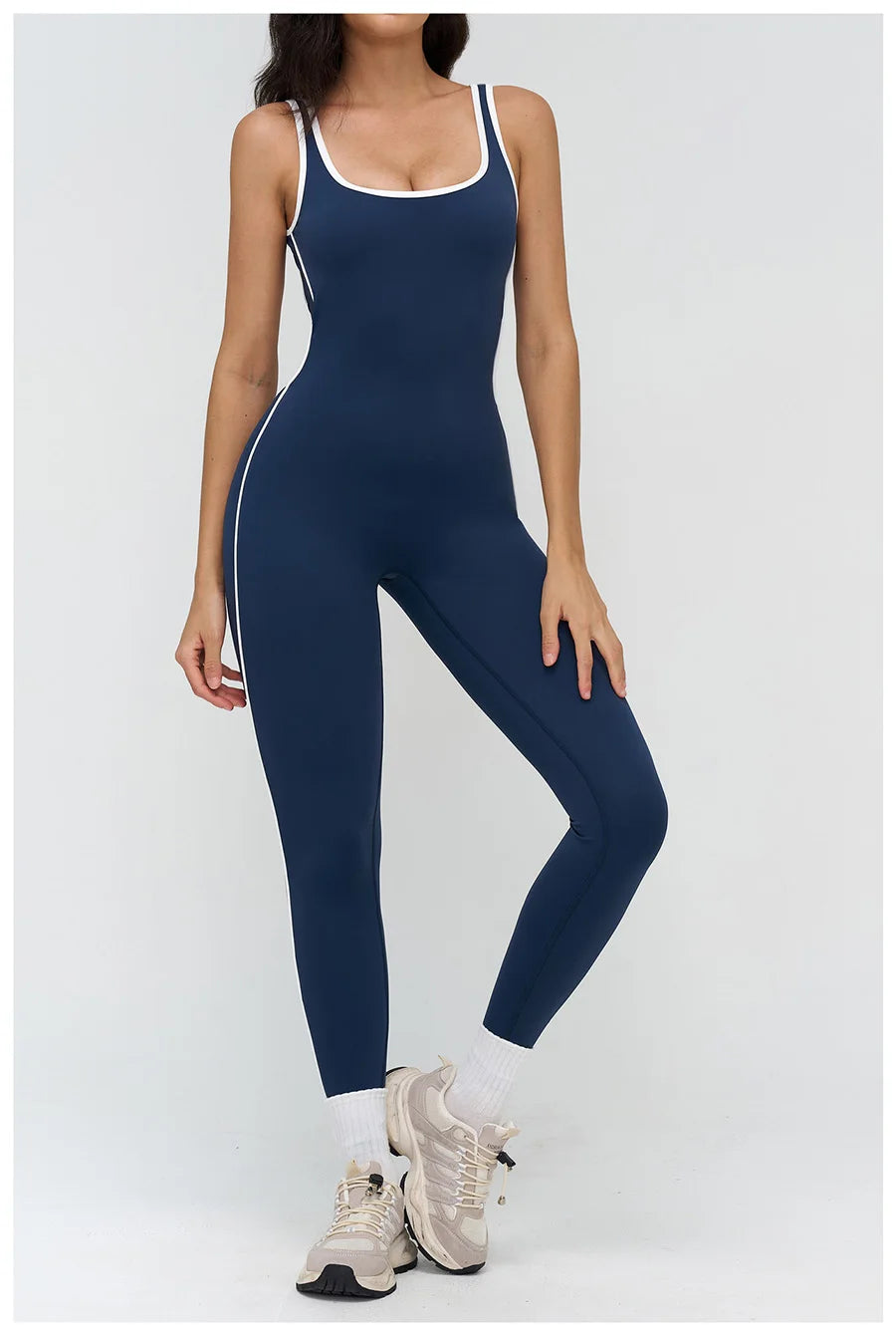 Women Jumpsuit Gym Set Yoga Suit Back Cross Sportswear Sports Jumpsuit Fitness Dance Performance Rompers Workout Bodysuits