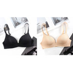 2Pcs/Set Push Up Bra Padded Bras For Women Non-wire Brassiere Sexy Lingerie Solid Color 3/4 Cup Underwear Comfort Intimates