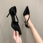 Summer High Heel Women Mules Sandals Fashion Pointed Toe Leopard Shoes Design Style Banquet Party