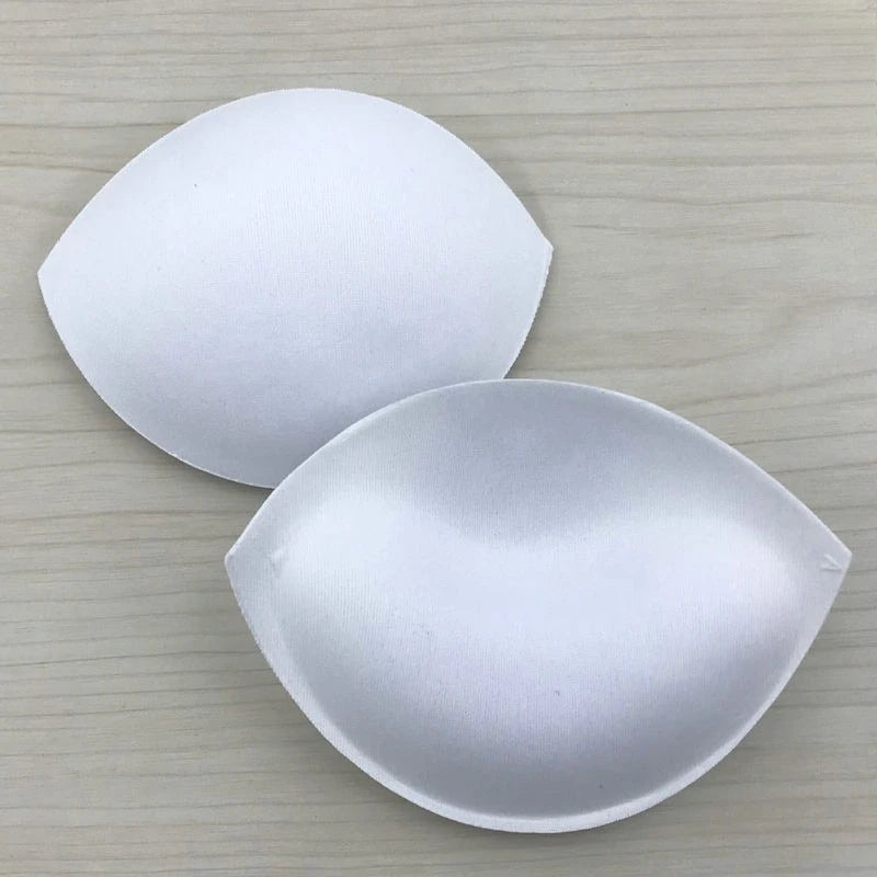 Thicken Sponge Bra Pads Push Up Breast Enhancer Removeable Bra Padding Inserts Cups for Swimsuit Bikini Padding Intimates