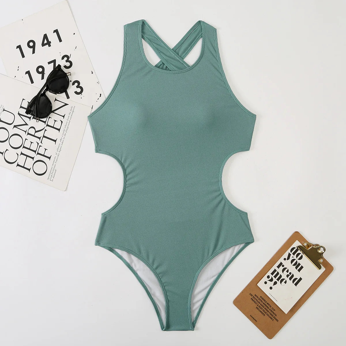 Striped Women One Piece Swimsuit High Quality Swimwear Printed Push Up Monokini Summer Bathing Suit Tropical Bodysuit Female