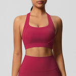 Women Fitness Yoga Bras Sexy Sling Beauty Back Fitness Push Up Sports Women Underwear Running Crop Top Yoga Clothes