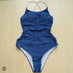 7 Colors 2025 Braided Strap Cross Back Sexy One Piece Swimsuit Women Swimwear Female Bather Bathing Suit Swim Lady V127