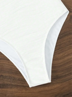 2026 Plain One Shoulder Swimsuit One Piece Solid Swimwear Women Sexy Bathers Bathing Swimming Swim Suit Female Beachwear