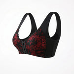 Front button Plus Size Bra Black Lace Brassiere sexy Lingerie Women Large Size Underwear Easy to put on and take off B2422