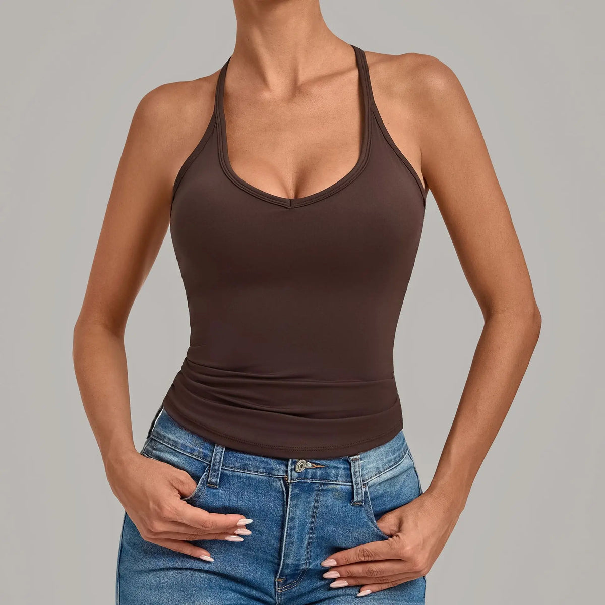 Yoga Tank Top Woman's Breathable Sports Underwear Gym Fitness Vest Shockproof Push-up Runnings Bra Female Yoga Workout Underwear