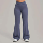 Women's Pilates Straight Yoga Pants Leggings Versatile Loose Wide-Leg Running Sports Fitness Hip-Lifting High Waist Trousers