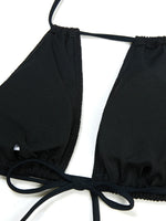 2026 Halter String Bikini Solid Hollow Swimwear Female Sexy Swimsuit Women Bathers Bathing Swimming Swim Suit Beachwear