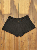 Women´s Beach Shorts Knit Crochet Cutout Bathing Suit Bottoms Drawstring Beach Board Shorts Summer Hot Shorts Streetwear