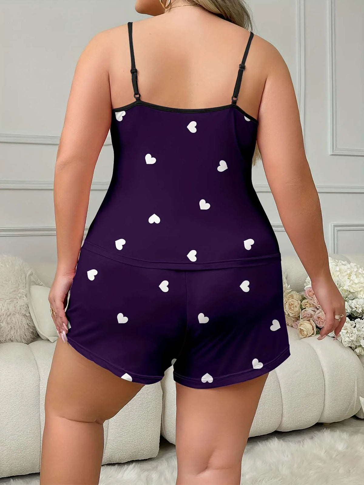 2 Pieces Pajamas Set for Women Sleepwear Loose Crop Tops+Shorts Suit Loungewear Home Clothes Plus Size 3XL 4XL 5XL