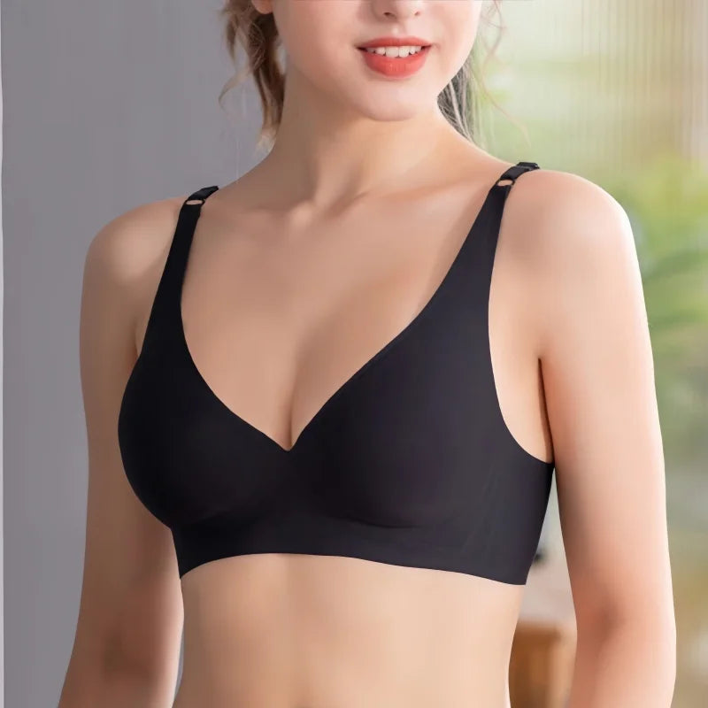 3Pcs/Set Seamless Bras Wire Free Brassiere Women Underwear Female Sexy Lingerie Plunge Underwear & Sleepwears Intimates