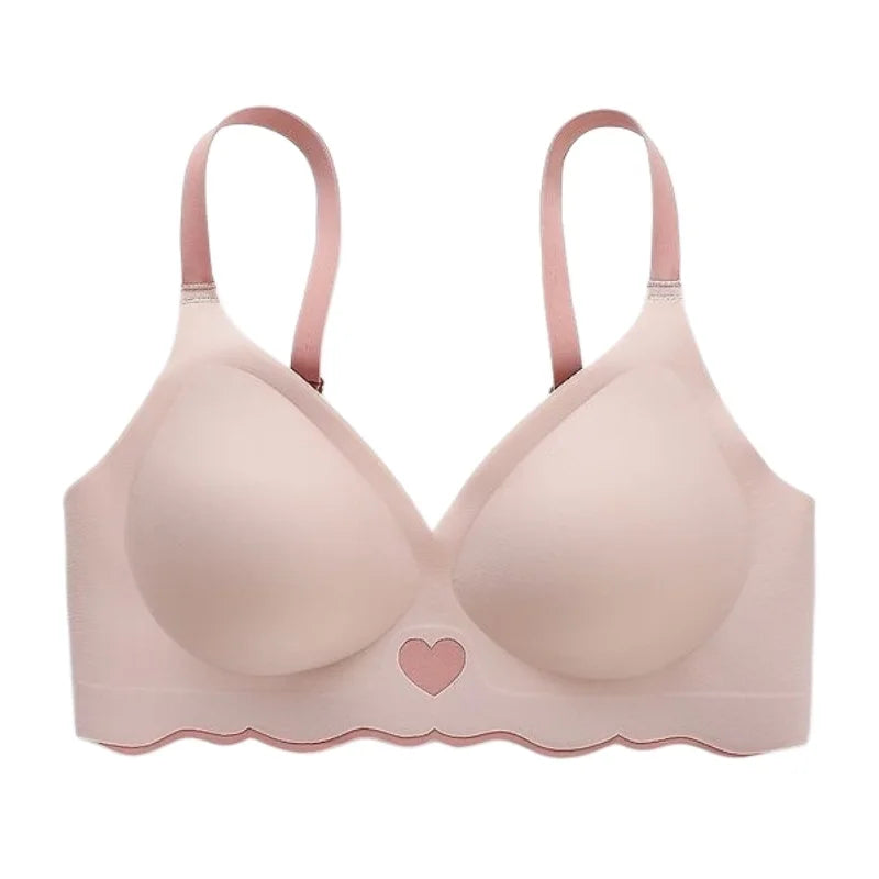 Push-Up Bras For Women Seamless Bra Non-wire Bralette Wire Free Invisible Brassiere V-Neck Sexy Lingerie Padded Underwear S-XL