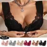 New Ladies Lace Front Clasp Nursing Bra Women Gathering Anti-sagging Underwear Woman Vest Comfortable Bra Lady Nursing Underwear