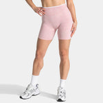 Leopard Print Gym Shorts Women Seamless High Waist Scrunch Butt Lifting Yoga Shorts Workout Running Fitness Tummy Control Shorts
