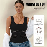 Seamless Women Shapewear Tank Top,U‑Back Design Tummy Control Body Shaper Slimming Camisole For Everyday Comfort