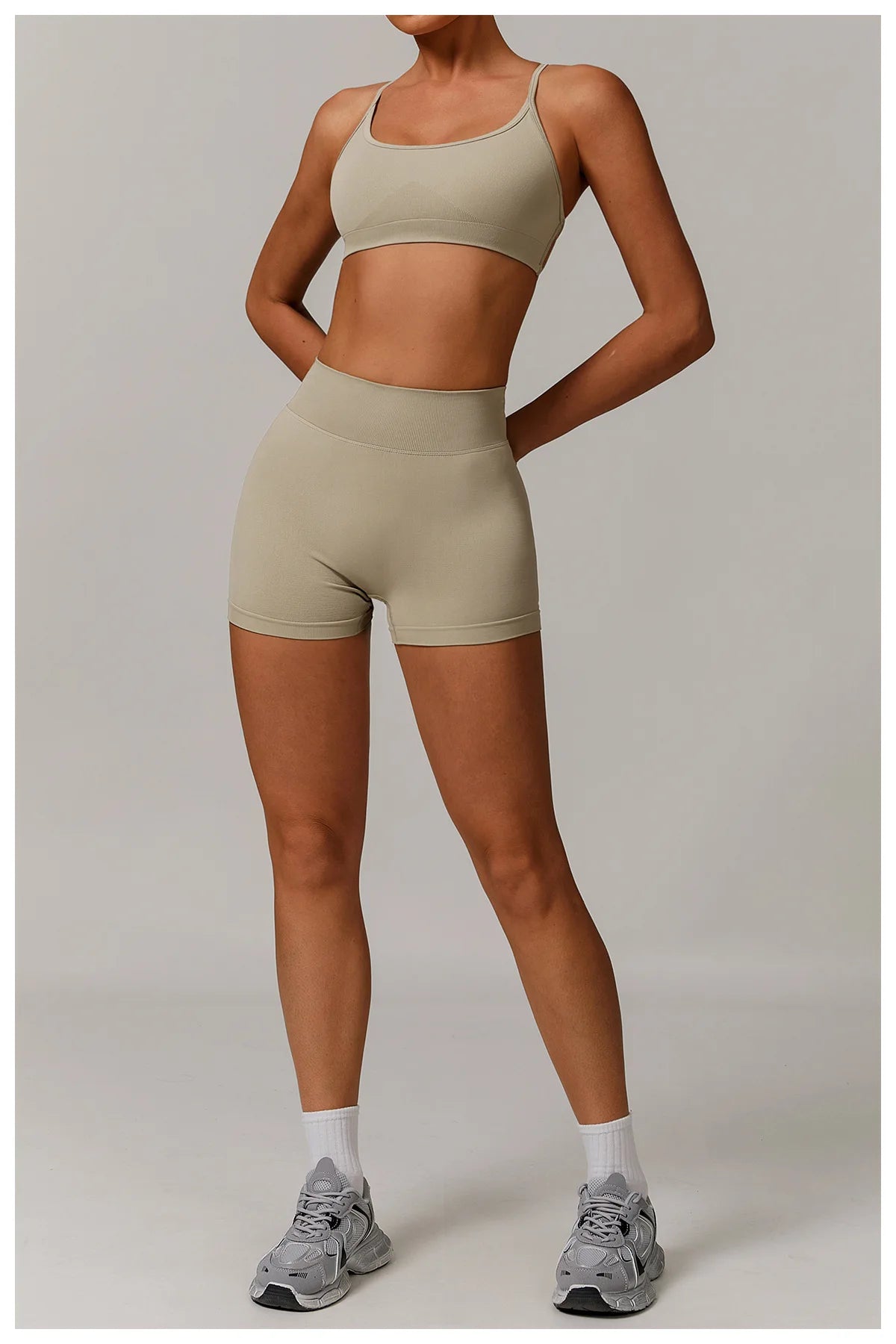 2/3PCS Yoga Set Women Workout Set Seamless Sportswear Gym Clothing Fitness Long Sleeve Crop Top High Waist Leggings Sports Suits