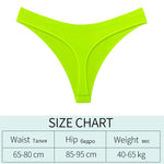 Low Waist Sexy Thong Women Panties G String Seamless Panties Underwear Sports Candy Color Yoga Girls Briefs Femlae Lingerie