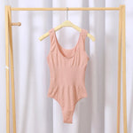 Women Non-wire Bra And Panties Set Seamless Underwear Lingerie Set Tummy Control Shapewear Slimming Thong Female Jumpsuit