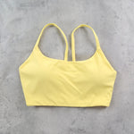 DIAS FIT JOY Women's Sports Bra with Removable Pads for Yoga Golf Cycling – High Support Workout Vest for Running & Fitness