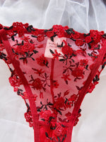 Sexy Sheer Lingerie Set Embroidery Transperant Pornostar Lenceria Sensual Mujer Seducive Conjunto Ropa Interior Set Intimo Lace