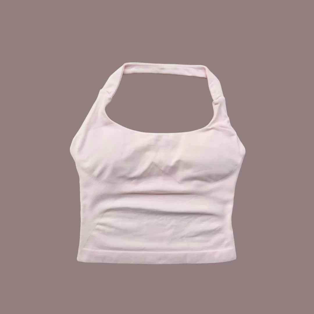 DFTLF Yoga Vest Shockproof Running Sports High-Strength Sports Underwear Fitness Pilates Suspender Beautiful Back Autumn