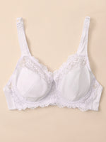 Bras For Womens Lingerie BH Tops Elegance Lace Bras Sexy Underwear Underwire Support Plus Size Brassiere Leisure A B C D E Cup
