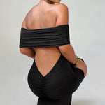 Temperament Slim Strapless Long Dress Women Solid Color Sexy Off-shoulder Backless Package Hip Sleeveless Club Party Dresses