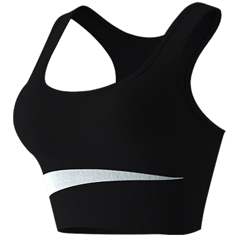 Sexy Beauty Back Top Sports Women's Underwear Shockproof No Steel Ring Bra Fitness Yoga Wireless Quick-drying Sports Bralette