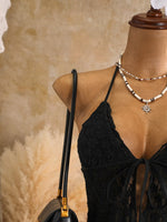Sexy Black Triangle Bikini Set 2026 Women Lace Front Tie Push Up Crop Top Micro Swimsuit Beach Bathing Suit Two Piece Swimwear