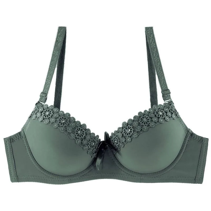 Beauwear Thick Mold Cup Shaped Padded Bra Double Push Up Underwear Full Support Sexy Teens Girls Bra Top Plus 36-42 B Cup