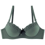 Beauwear Thick Mold Cup Shaped Padded Bra Double Push Up Underwear Full Support Sexy Teens Girls Bra Top Plus 36-42 B Cup