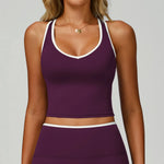 Running Sports Bra Women Underwear High Support Open Back Yoga Bra Breathable Fitness Pilates Tank Workout Top Removable Pads