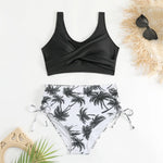 High Waist Bikini Set Sexy Push Up Swimsuit Women Print Beachwear Tummy Control Swimwear Adjustable Bathing Suit Bikinis 2026