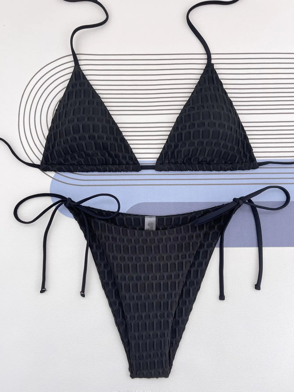 Sexy Extrem Bikini 2026 Women Hot Pink Cut Out Ribbed Push Up Thong Swimsuit Brazilian Bathing Suit Tie Side G String Swimwear