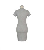 South Korea 2023 New Spring/Summer Dress Small Sexy Slim Fit Temperament Tight Short Sleeve Slim Wrap Hip Short Dress IDEI