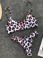 2026 Sexy Leopard Brazilian Bikini Female Swimsuit Women Swimwear Two Pieces Bikini Set High Cut Push Up Bathing Suit Swim Lady