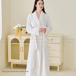 Couple Plus Size Winter Bathrobe Thick Coral Fleece Long Robe Soft Flannel Kimono Gown Loose Home Sleepwear Loungewear