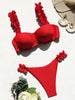 Push Up Ruffled Bikinis Underwired Bra Cup Bikini 2026 Women Swimsuit Female Swimwear Two Pieces Bikini Set Bathing Suit Swim