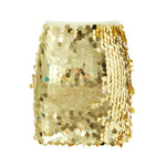 Women Summer Sequin Mini Skirts High Waist Bodycon Pencil Skirts Evening Party Club Sexy Streetwear