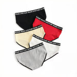Women's High Waist PantiesLetter Elastic Waistband Soft Ribbed Fabric Comfortable Briefs for Daily Wear women bra K2809